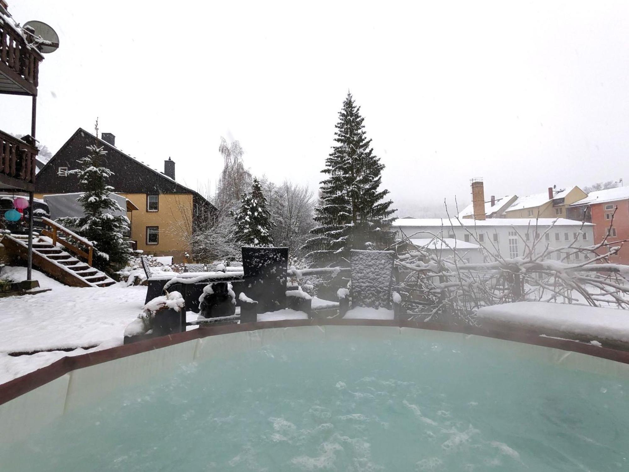Hw2B - Urlaubsmagie - Wohlfuehlwohnung Mit Balkon, Pool, Sauna & Terrasse Sebnitz Extérieur photo
