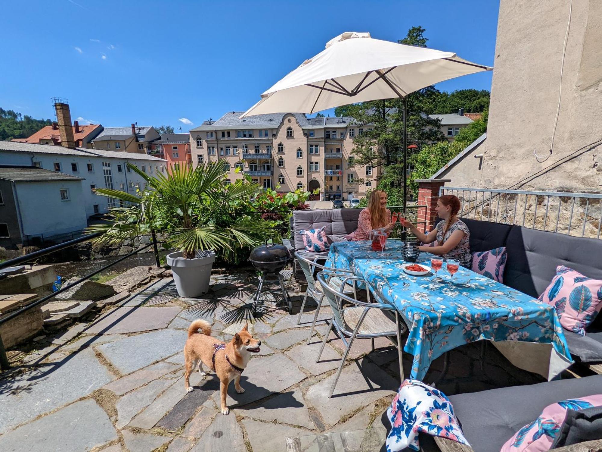 Hw2B - Urlaubsmagie - Wohlfuehlwohnung Mit Balkon, Pool, Sauna & Terrasse Sebnitz Extérieur photo