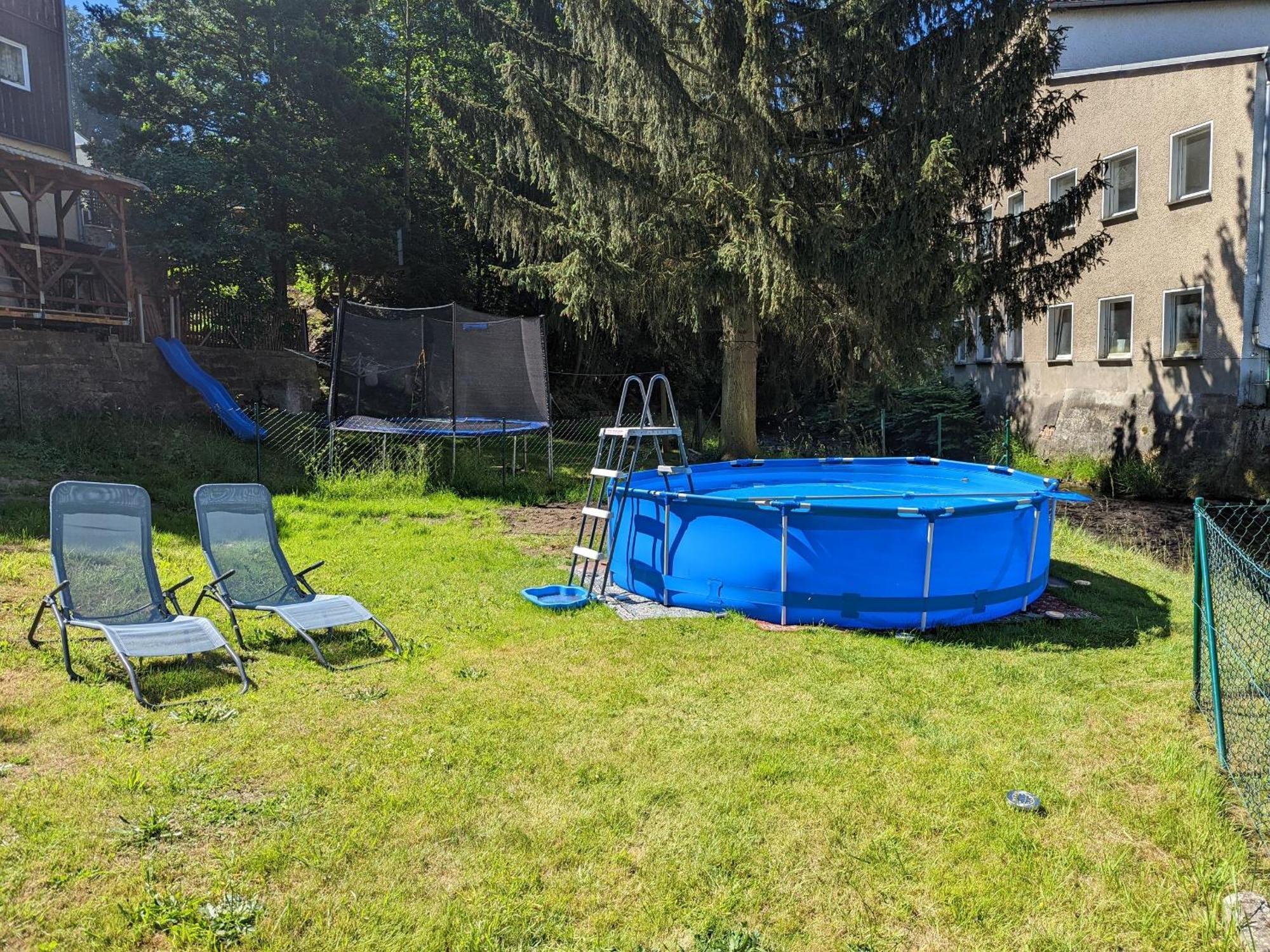 Hw2B - Urlaubsmagie - Wohlfuehlwohnung Mit Balkon, Pool, Sauna & Terrasse Sebnitz Extérieur photo