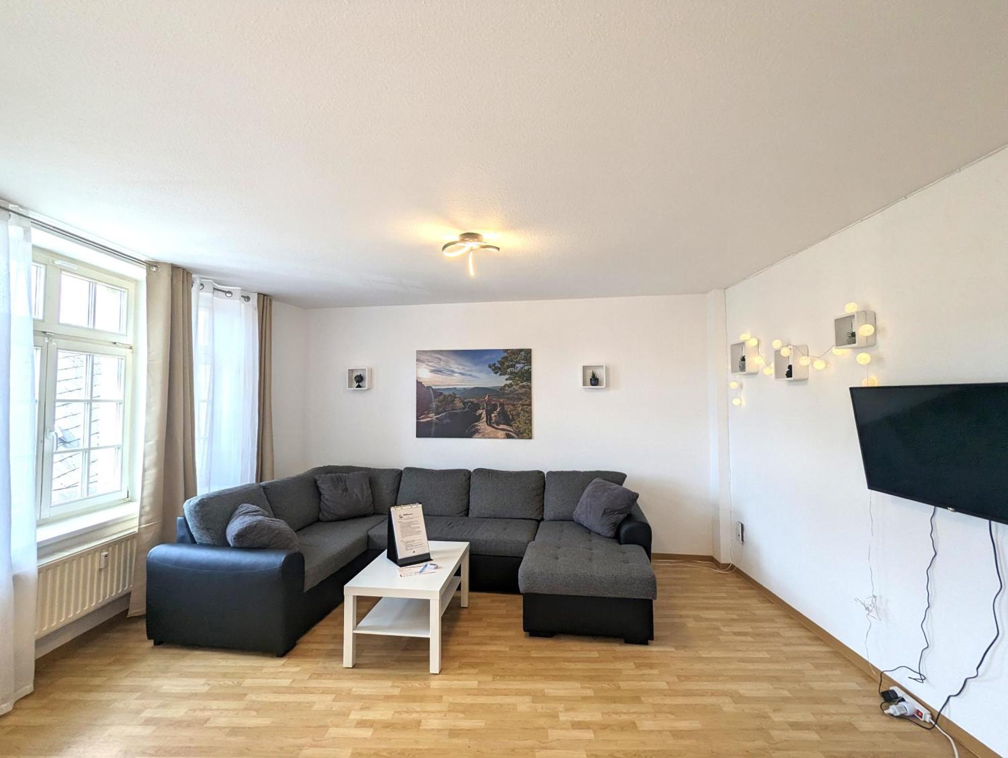 Hw2B - Urlaubsmagie - Wohlfuehlwohnung Mit Balkon, Pool, Sauna & Terrasse Sebnitz Extérieur photo